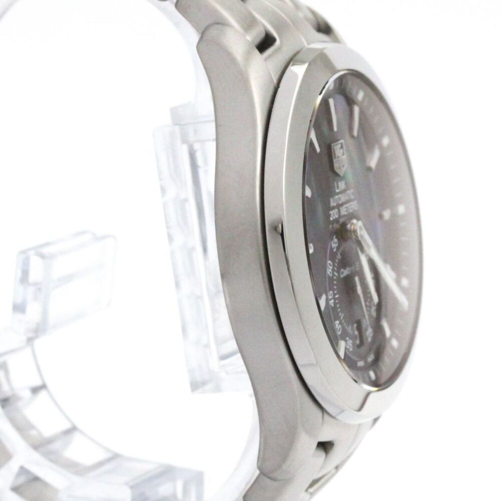 TAG HEUER Link Limited Edition Black MOP Steel Watch WJF211K Polished - Picture 8 of 8